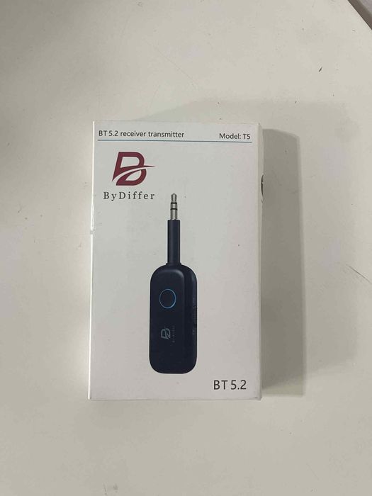 Bluetooth 5.2 (TX/RX) aptX Адаптер - Dual Link! За ТВ, Аудио и Кола!