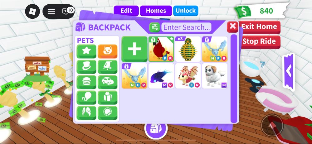 Пэты Питомцы в игре Adopt me Адопт Ми