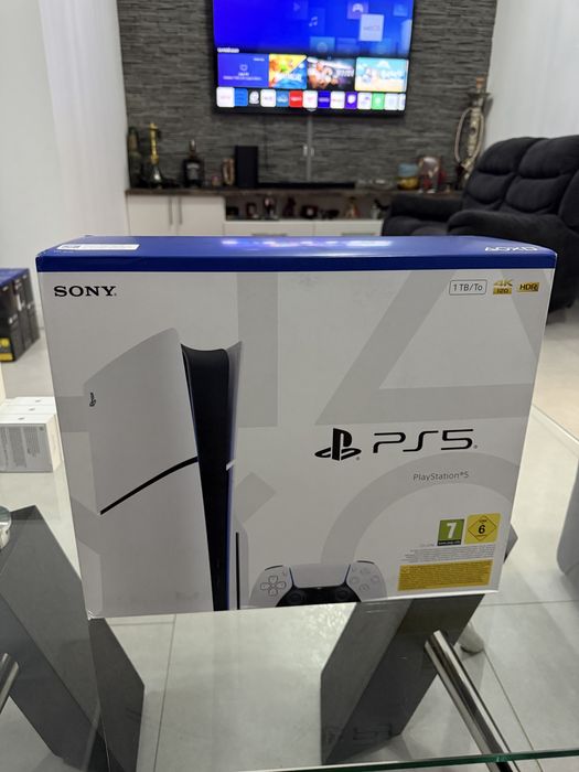 PlayStation 5 PS5 Disk Edt. White Slim 1TB • NOU / SIGILAT •