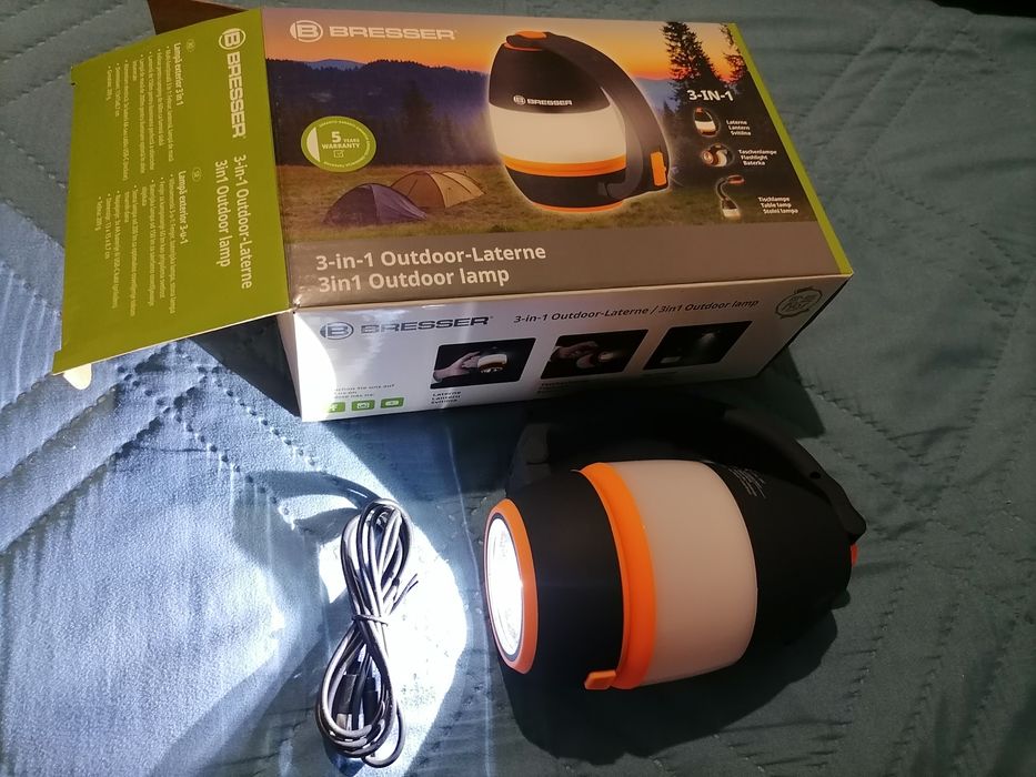 Фенер за къмпинг Bresser 3 в 1