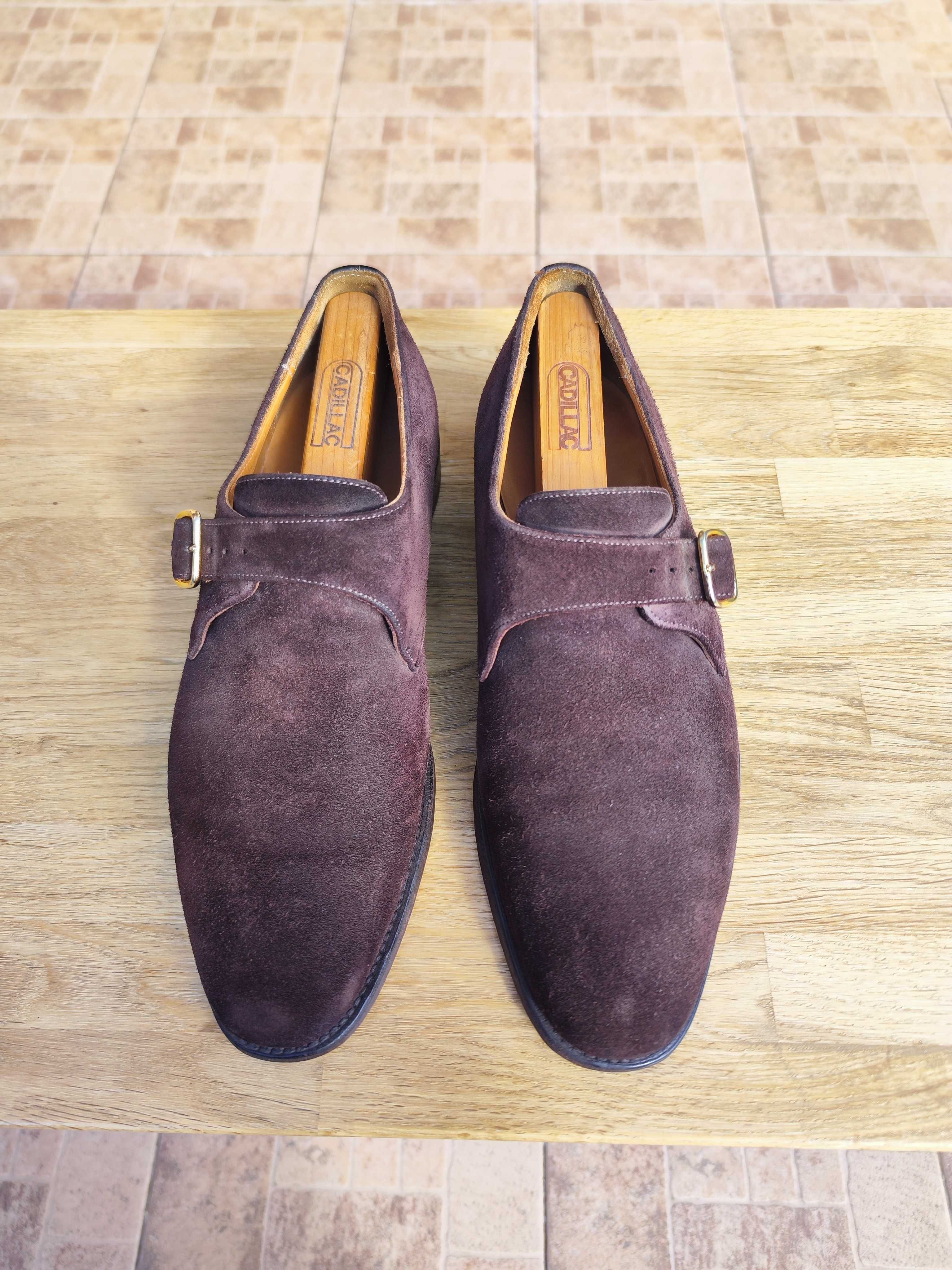 Pantofi de ocazie lux CHURCH's Made in England (Single Monk Strap) mar