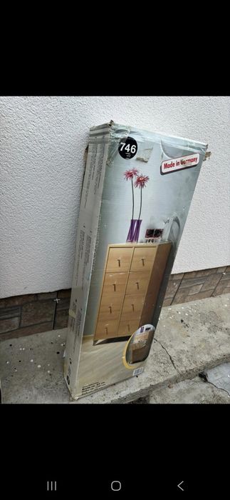 Comodă cu 8 sertare nou, pachet sigilat, Jisk Italia