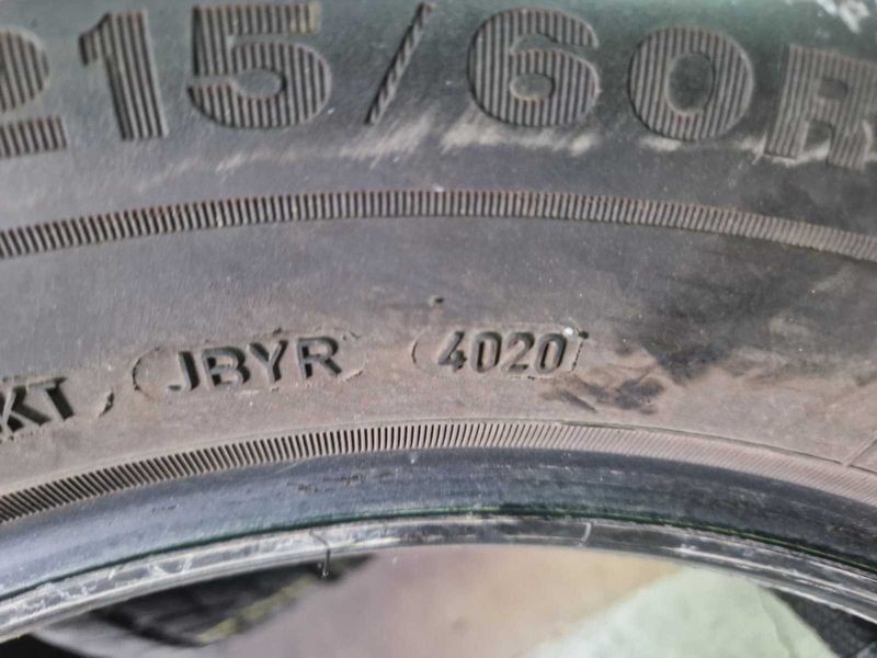 4 Dunlop R17 215/60
зимни гуми 
DOT4020