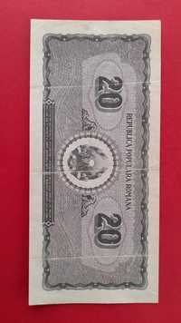 Bancnota 20 lei 1950