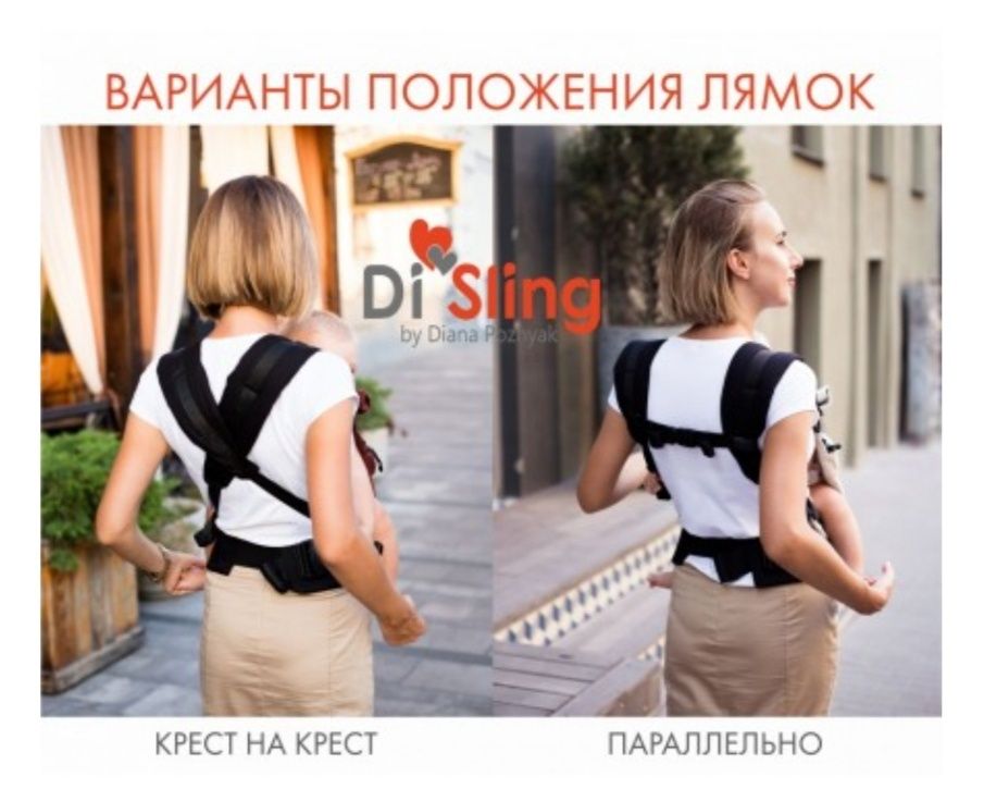 Эргорюкзак Di sling adapted (голубой)