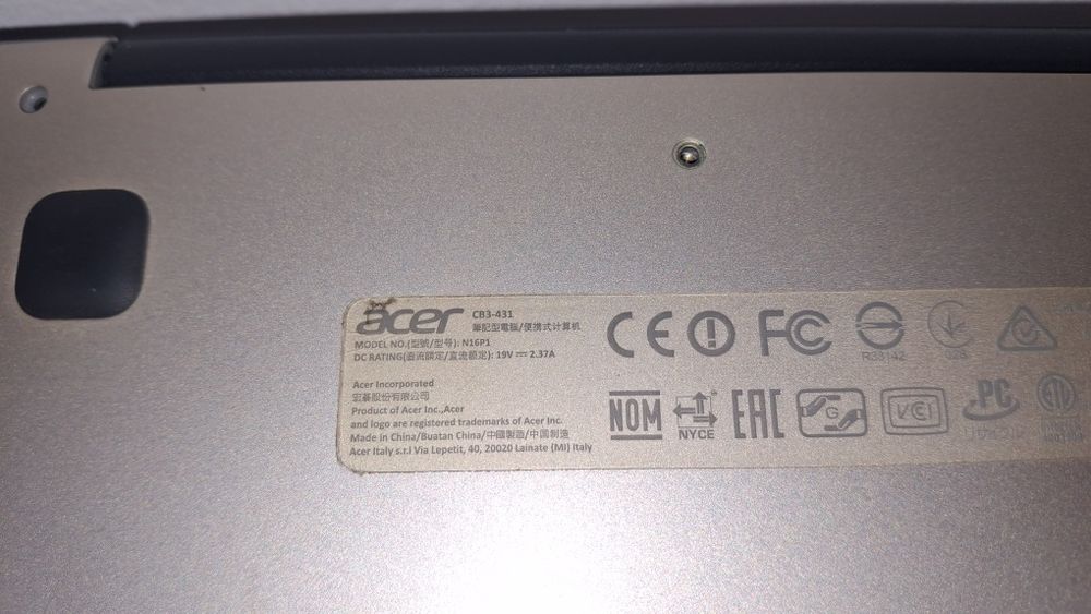 Chromebook 14 CB3-431