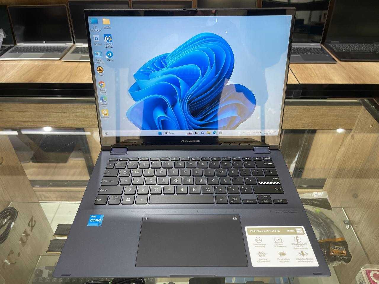 ASUS VivoBook S14 Flip intel Core i3-1220P озу8гб 256ssd