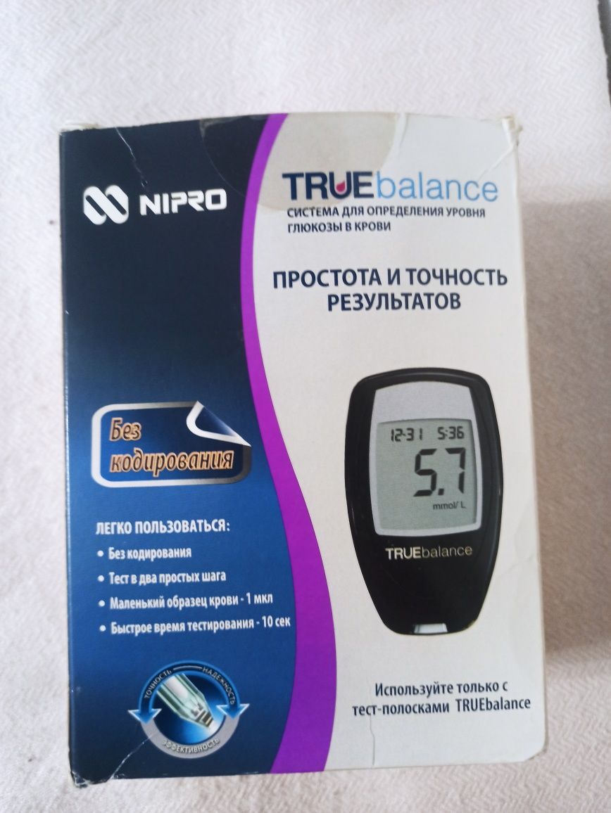 Глюкометр измеритель сахара в крови Nipro.