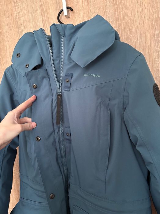 Geacă Parka Iarnă Impermeabilă Drumeție pe zăpadă SH900 -20°C Albastru