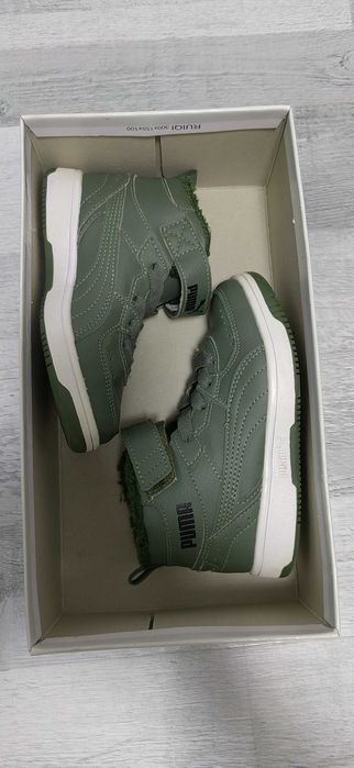 Ghetute puma verzi baietel / Bascheti