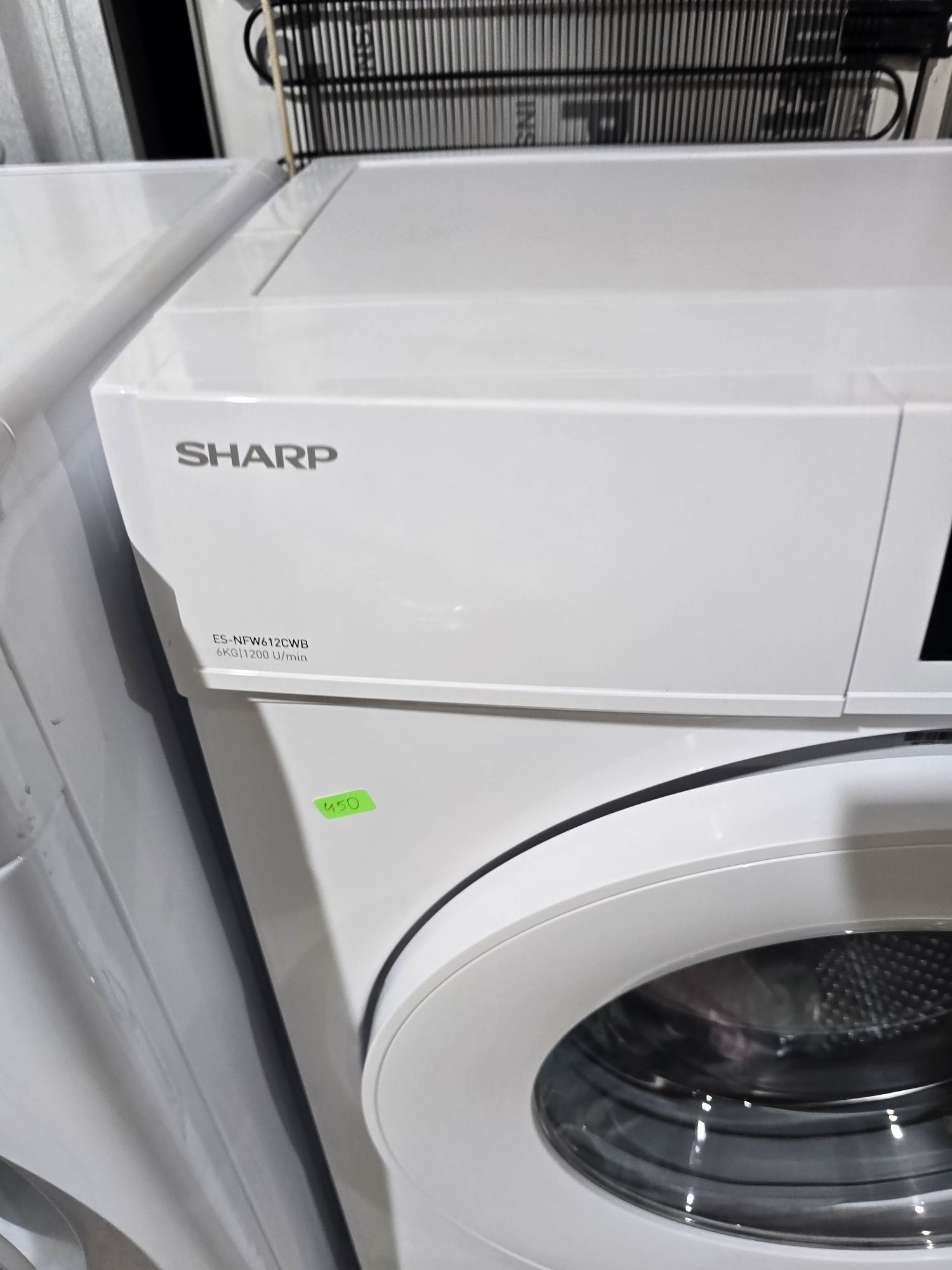 Нова инверторна слим пералня Шарп/Sharp 6 кг