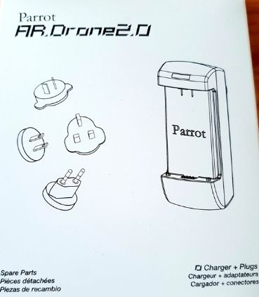Incarcator baterie drona Parrot AR. Drone .2.0, Negru nou .