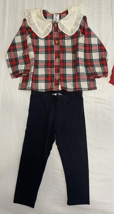 Set Rochita, compleu si bluza H&M noi 80-86cm