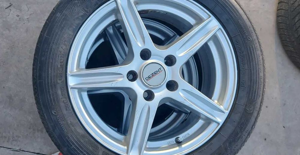 Джанти  DEZENT 7J X 16 - 5х112 с гуми : AUDI,SEAT,SKODA,WV,MERCEDES