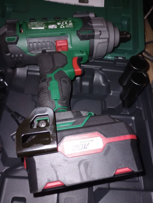 Ударен гайковерт парксайд parkside нов в гаранция с батерия и зарядно