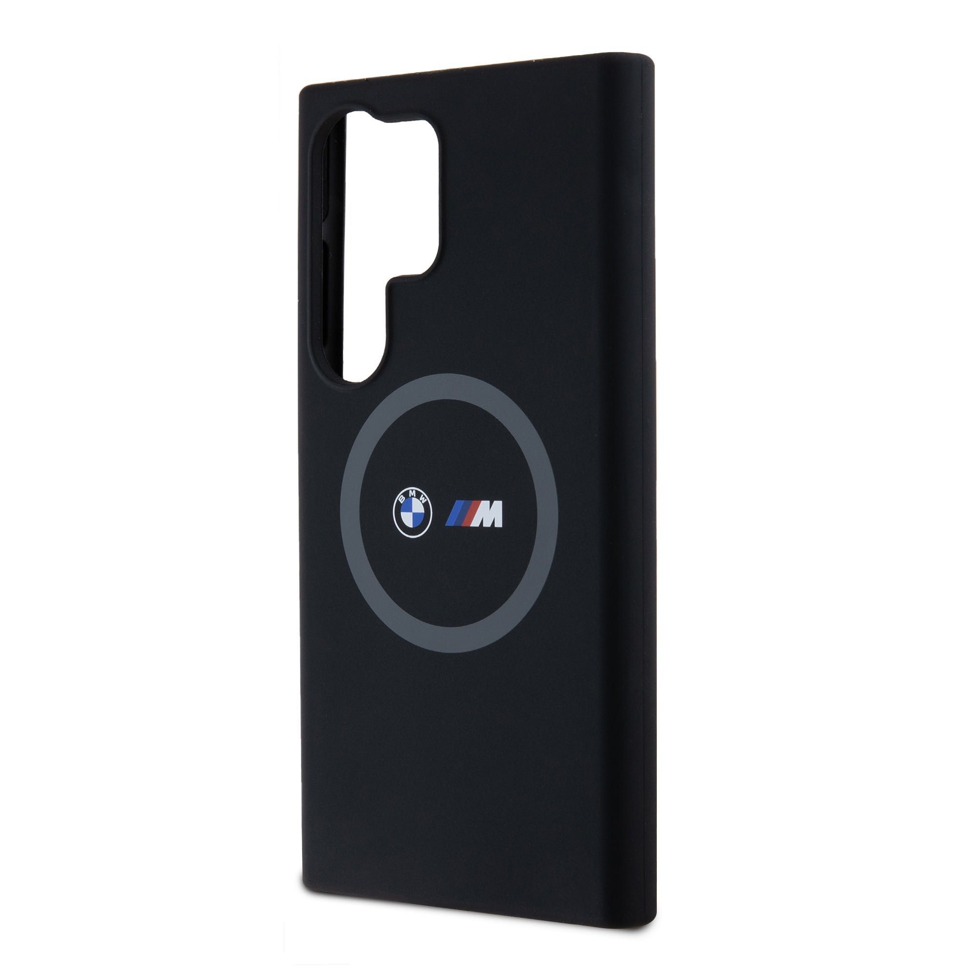 Калъф BMW Samsung S24 Ultra M Printed Round and Logo Magsafe Silicone