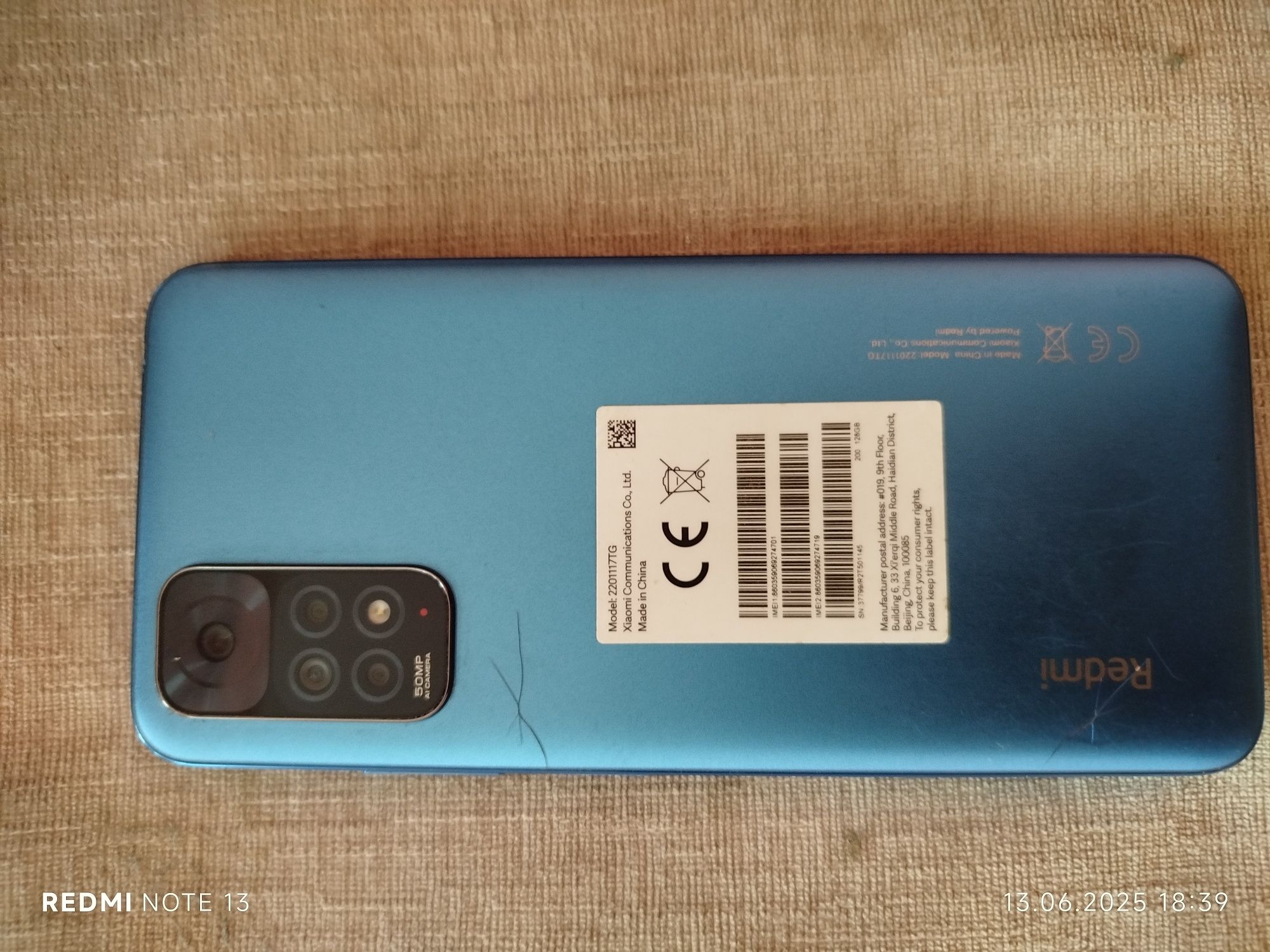 Redmi note 11 6/128