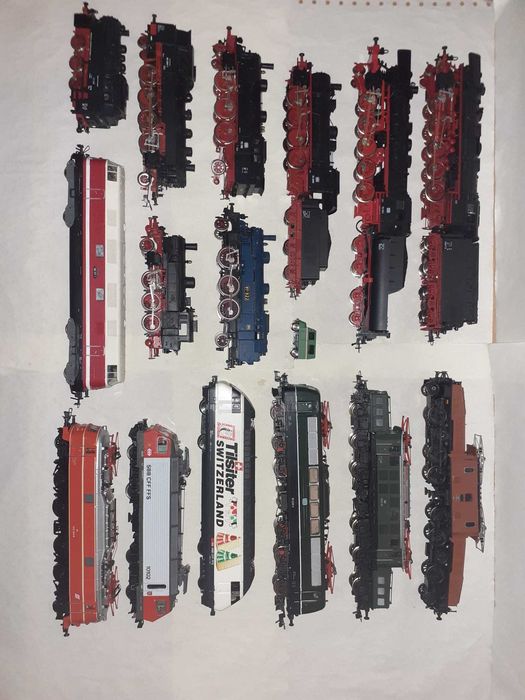 Locomotive scara HO trenulet electric