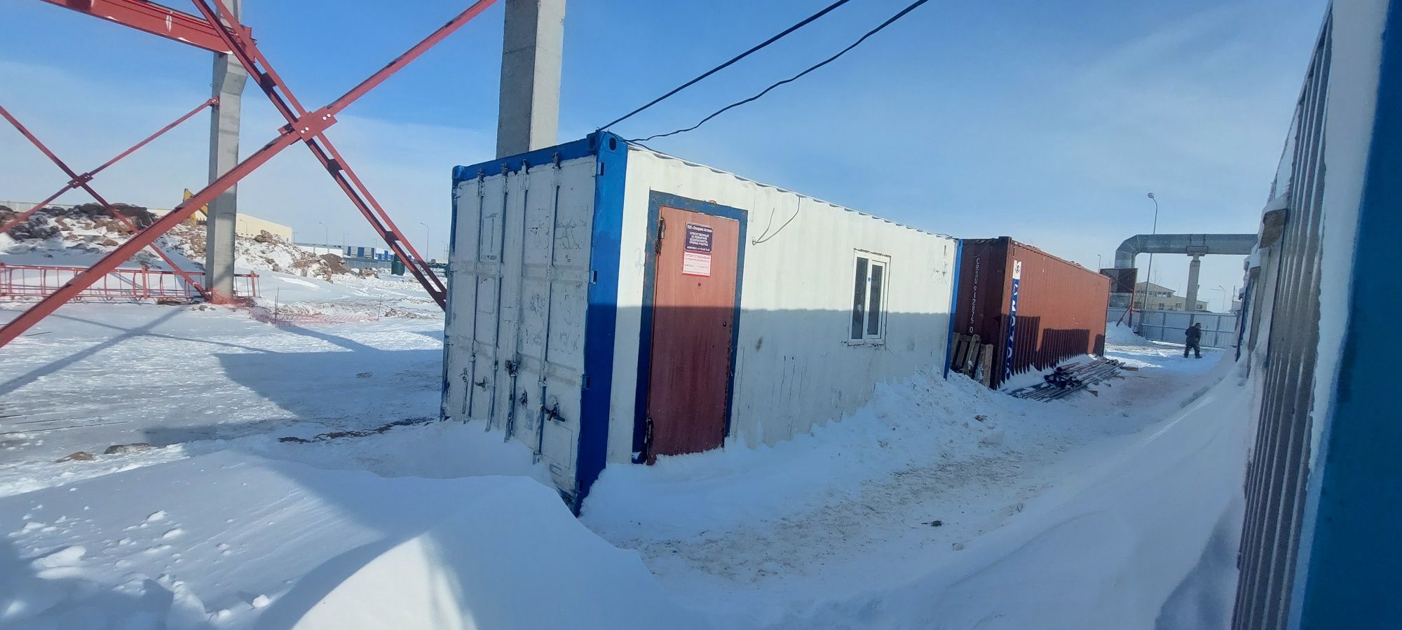 Аренда утепленнего Контейнера 20ф Прорабская Бытовка
