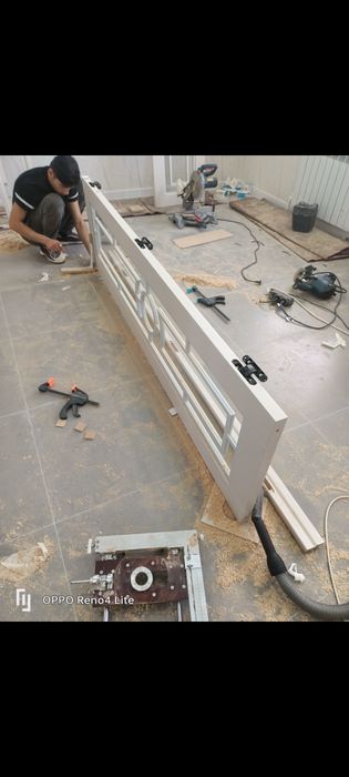 Установка Дверей Мдф Дерево  Метал