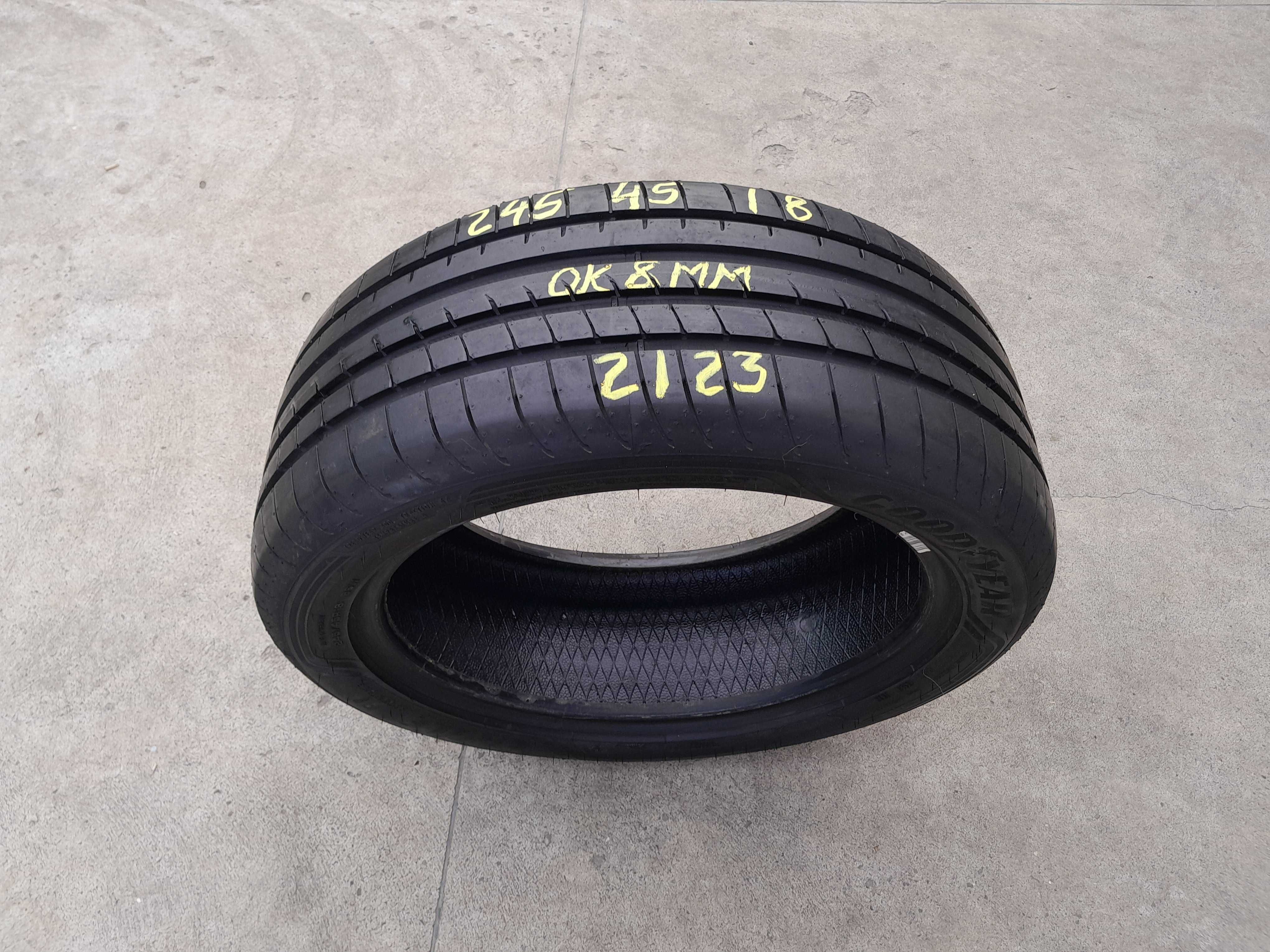 O anvelopa vara 245 45 18 goodyear F1 asymmetric 3 profil 8 mm 2123