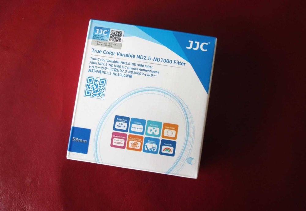 JJC 77 mm TrueColor ND Variable ND2.5-ND1000 Филтър с 10 стъпки Canon