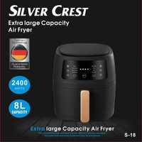 Уред за готвене с горещ въздух Silver Crest S-18, 8 литра, 2400 W
