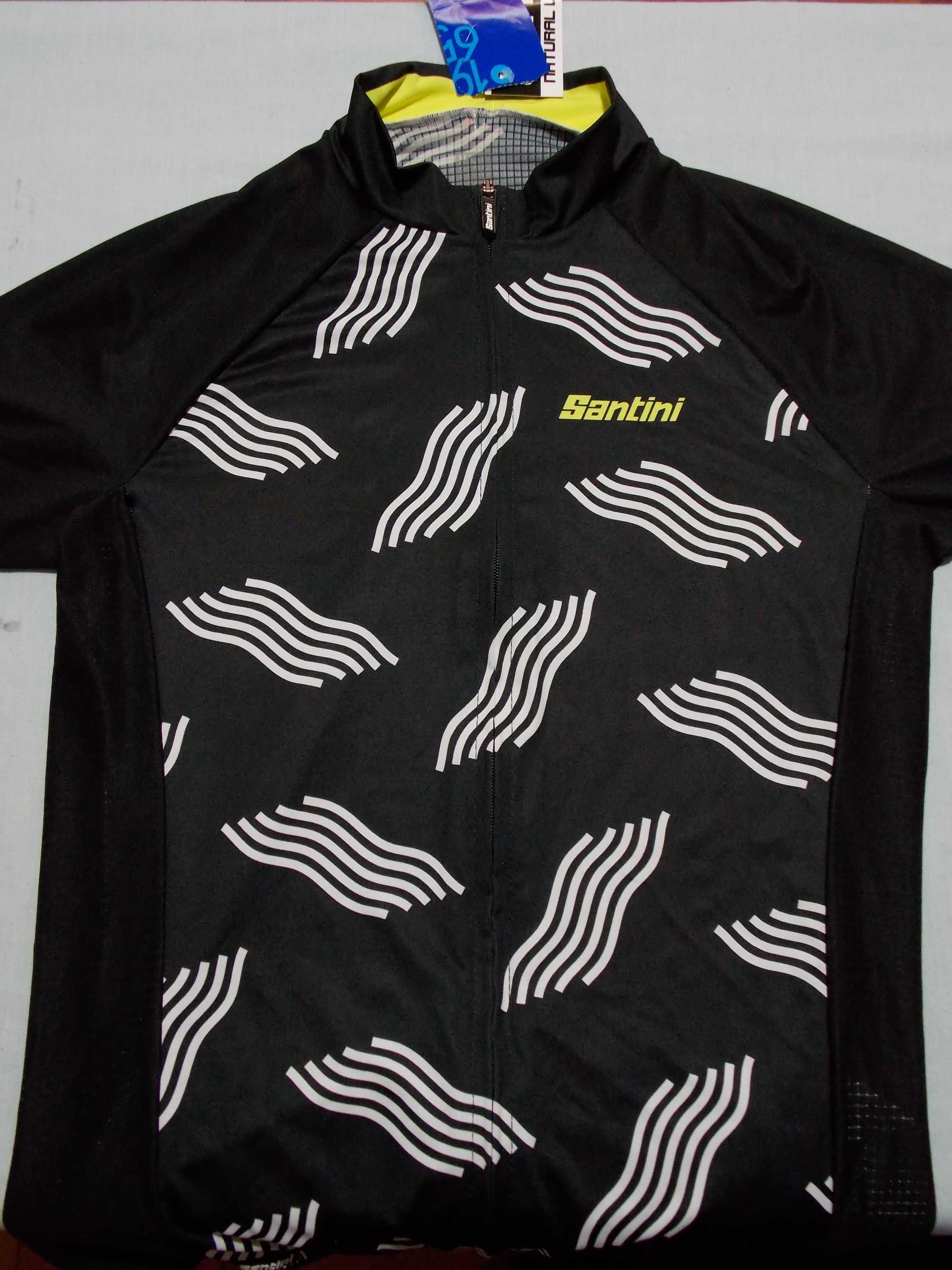 tricou nou SANTINI Tono Dune nr.L dama,made in Italy ciclism sosea mtb