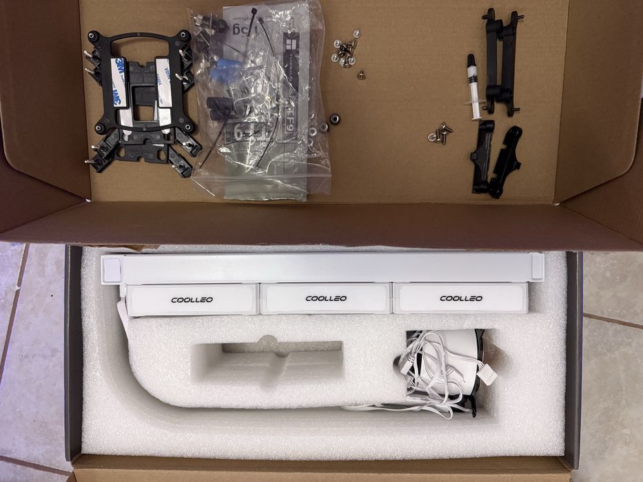 Cooler CPU AIO Coolleo ICE Fairy 360 Digital ARGB 300W TDP Intel AMD