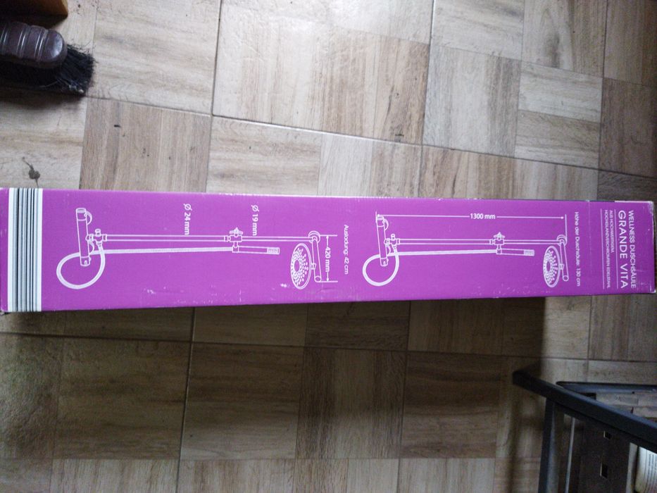 Set dus cu baterie termostatata