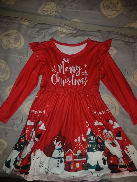 Коледна рокличка