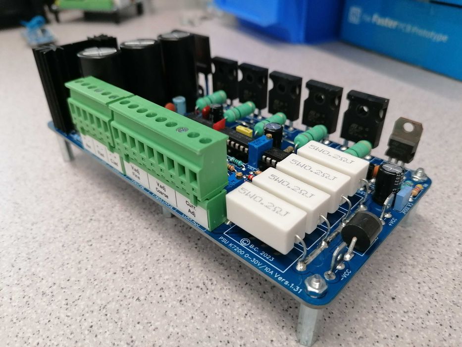 Cablaj PCB sursa reglabila 0-30v, 0-10a, k7200