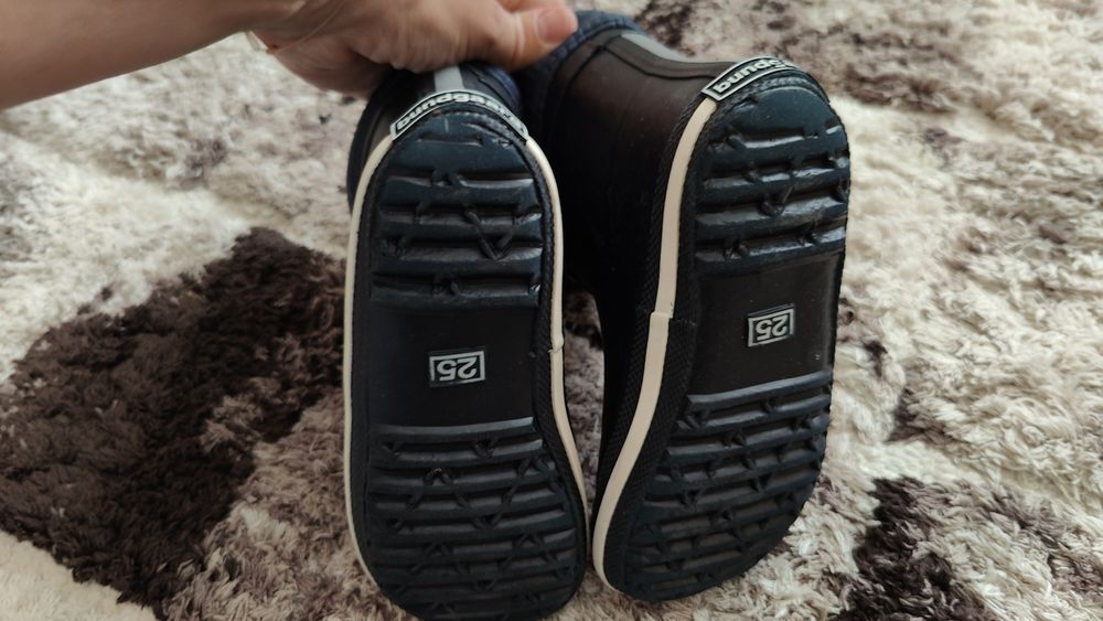 Cizme de cauciuc impermeabile bundgaard 25 imblanite barefoot