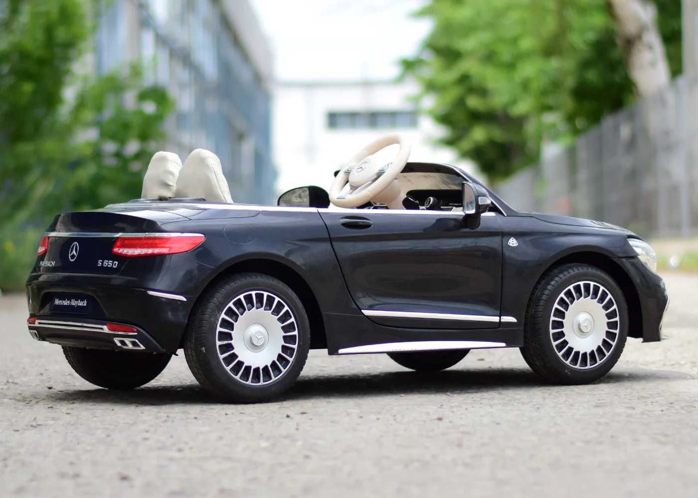 Masinuta electrica Mercedes S650 MAYBACH, 90W, 12V, PREMIUM