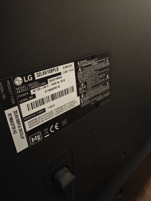 Televizor Smart LED LG 32LK610BPLB, 80 cm, HD