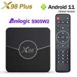 X98 Plus Smart Тв Бокс 4K андроид 11 Amlogic S905W2 2G 16G Dual WF BT