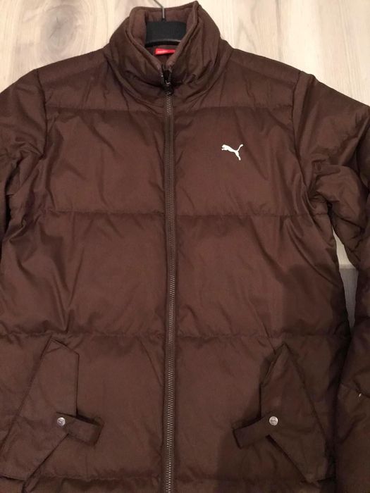 Geaca dama, interior puf, PUMA, mărime S, stare foarte buna, maro