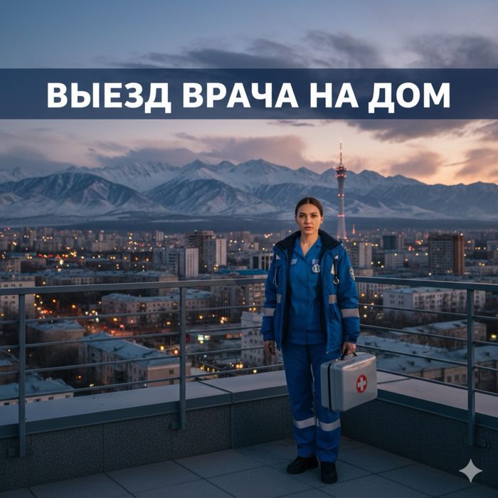 Профессиональная медицинская помощь на дому в Алматы 24/7. Забота ДОМА