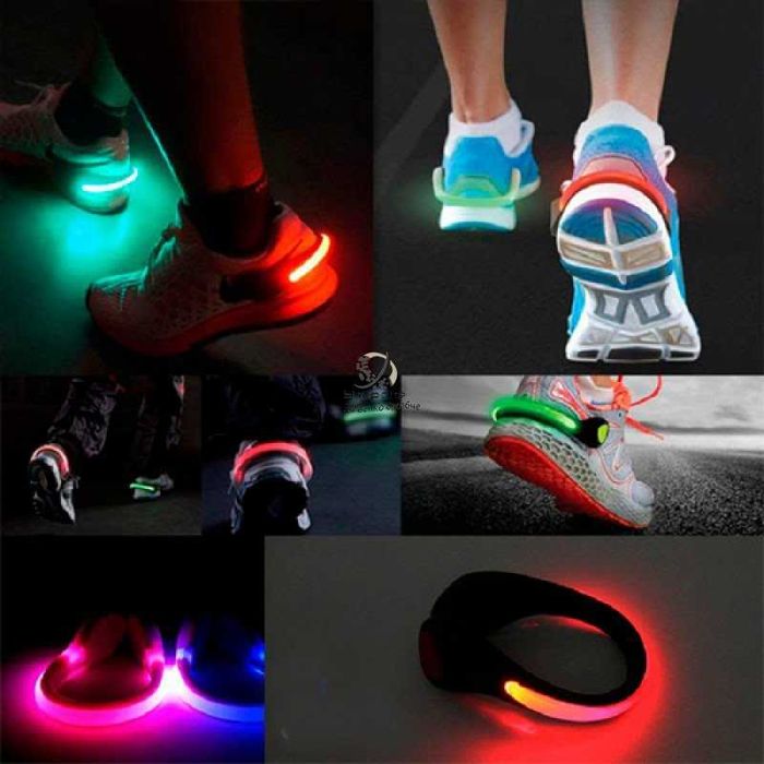 Светеща гривна с различни цветове за тичане, Джогинг, Колоездене