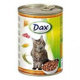 DAX различни видове- Консервирана храна за котки 415гр.