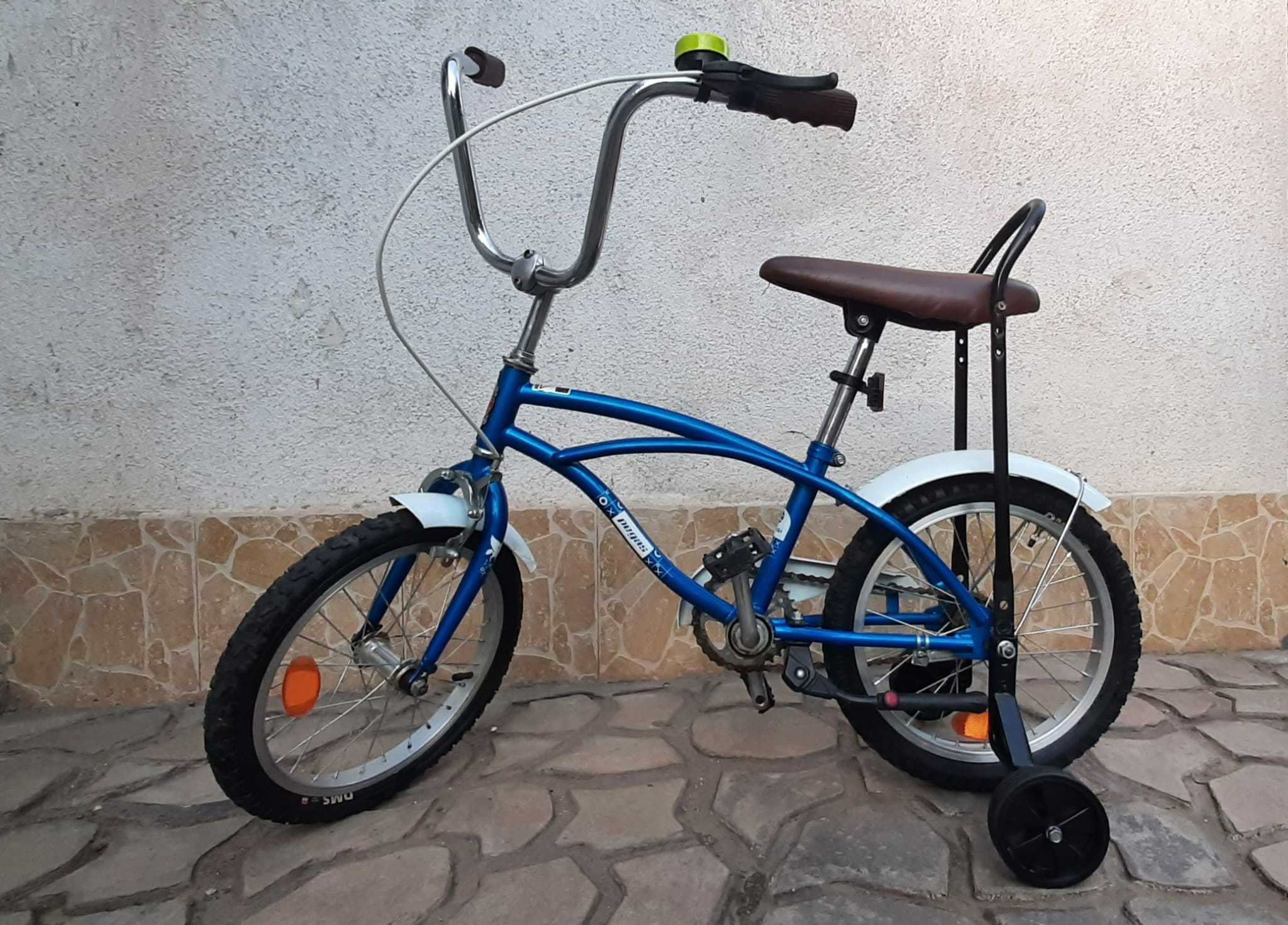 Bicicleta Pegas Mezin, culoare albastru, roti 16 inch