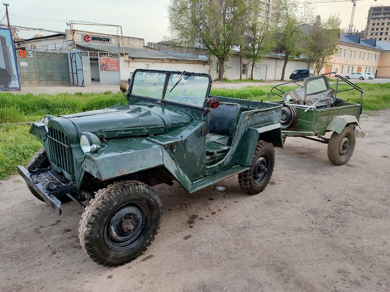 Газ 67 автомобиль на ходу свой