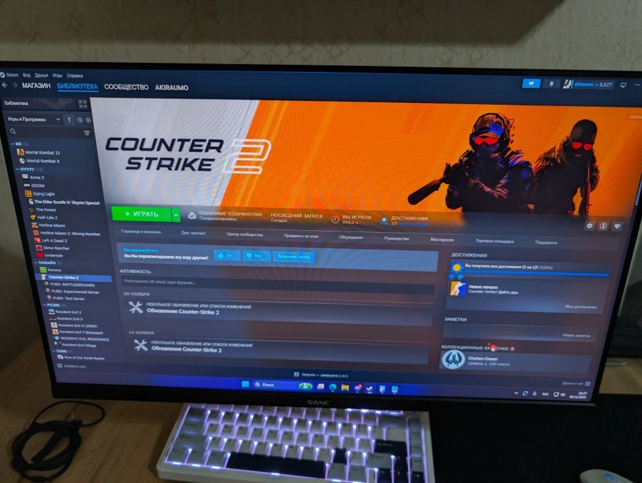 монитор SANC 100гц