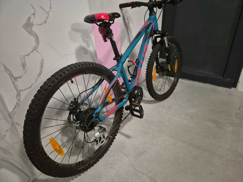 Bicicleta copii Kellys Marc 90, albastru-portocaliu