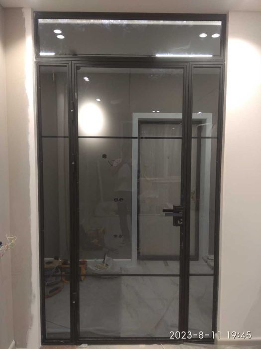 Офислар учун ойнали тусиклар.. Стеклянные перегородки для  офиса