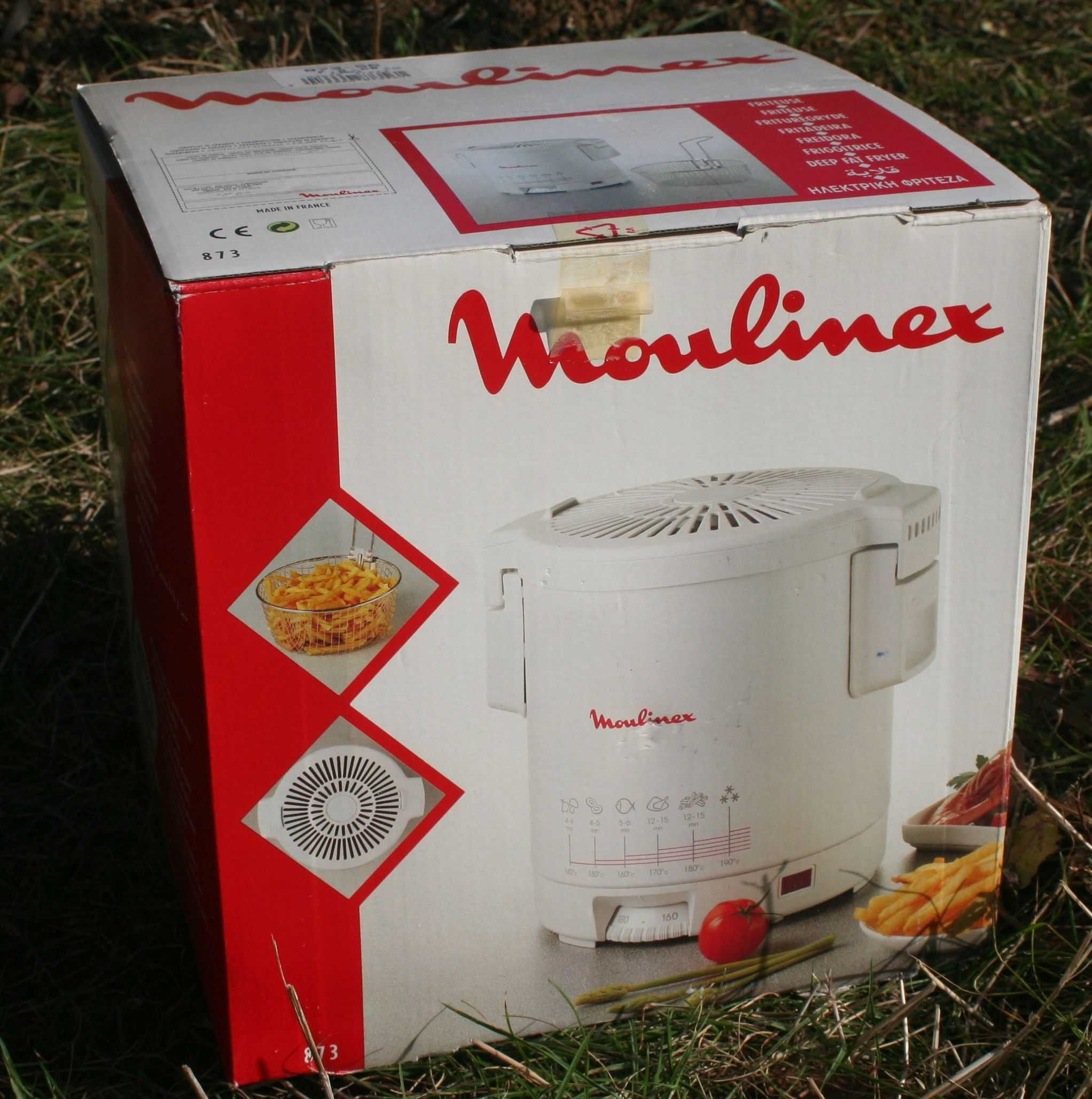 ЧИСТО НОВ френски фритюрник Moulinex 873, 1000W, 1.5 литра