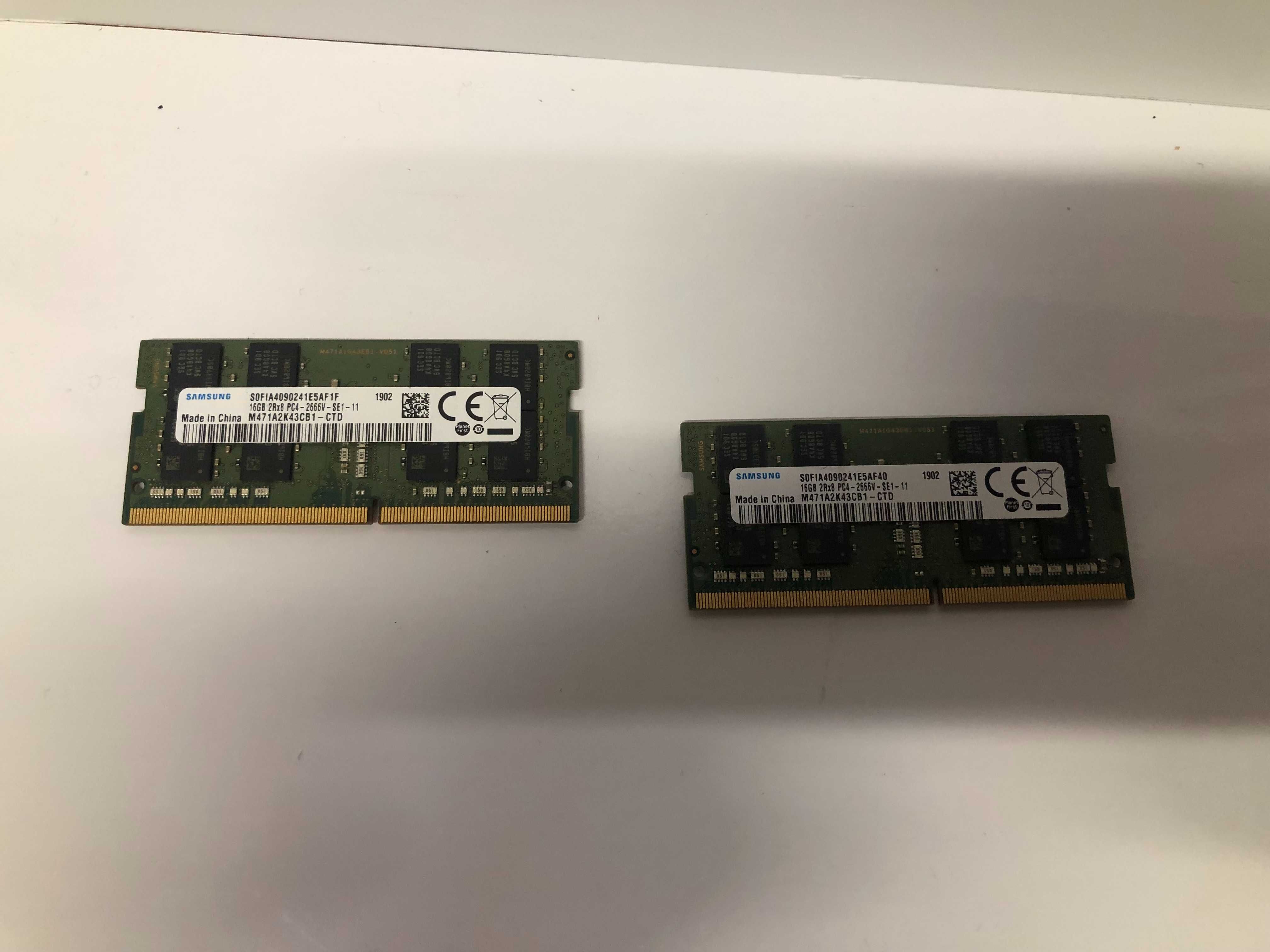 Memorii laptop Sodimm DDR4 16 Gb 2666 SAMSUNG M471A2K43CB1, Garantie