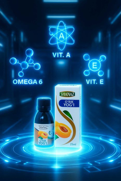 Масло Абрикосовое 25мл  (Ўрик ёғи)