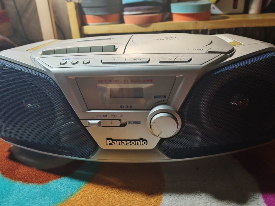 Panasonic radio, cd și caseta