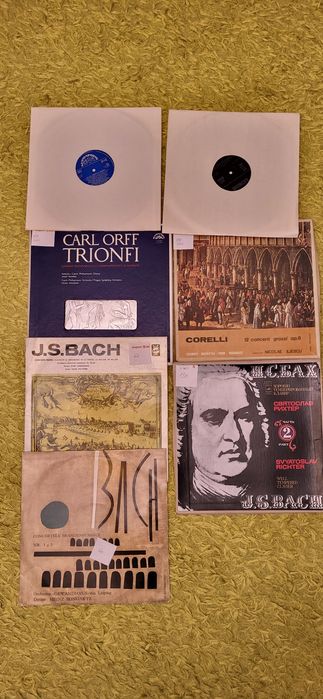 Colecție viniluri muzică clasică – Bach, Beethoven, Electrecord + 1 Cr